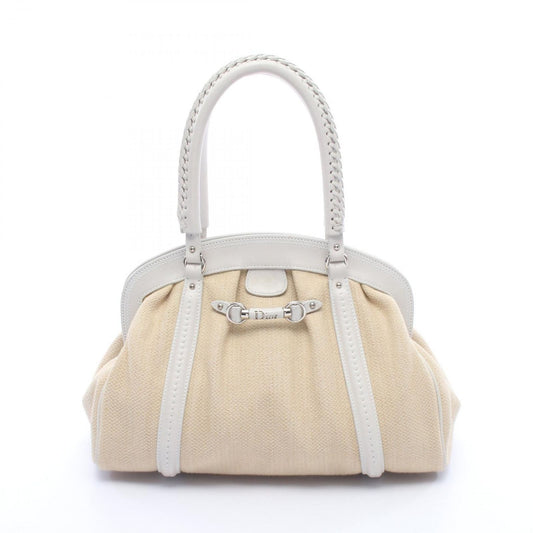 Dior Handbag My Frame Beige Leather
