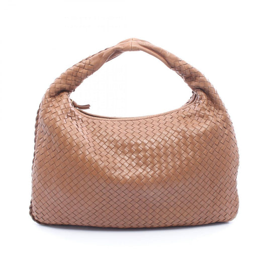 Bottega Veneta Shoulder Bag Intrecciato Brown Leather