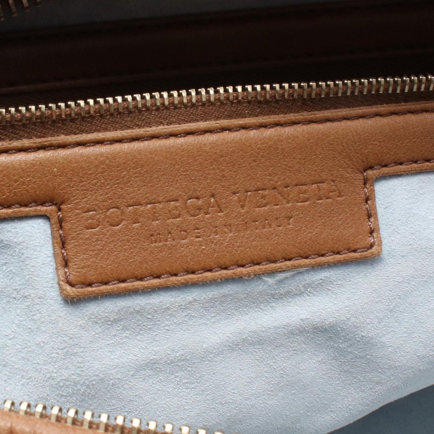 Bottega Veneta Shoulder Bag Intrecciato Brown Leather — view 4