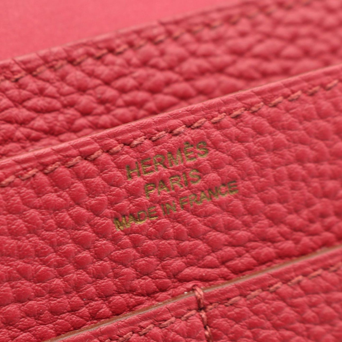 Hermes Bifold Wallet Dogon GM Duo Ruby — view 4