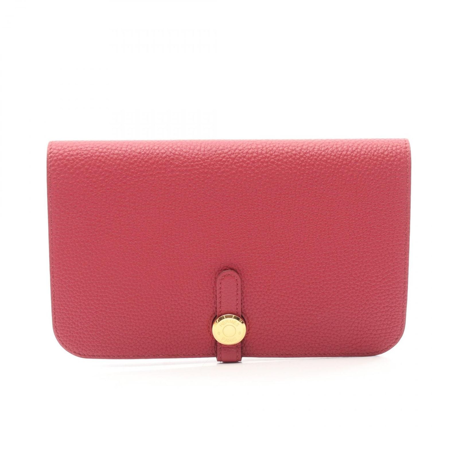 Hermes Bifold Wallet Dogon GM Duo Ruby