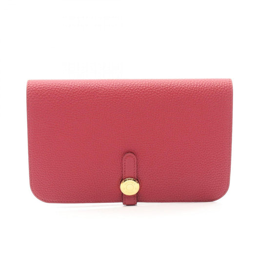 Hermes Bifold Wallet Dogon GM Duo Ruby