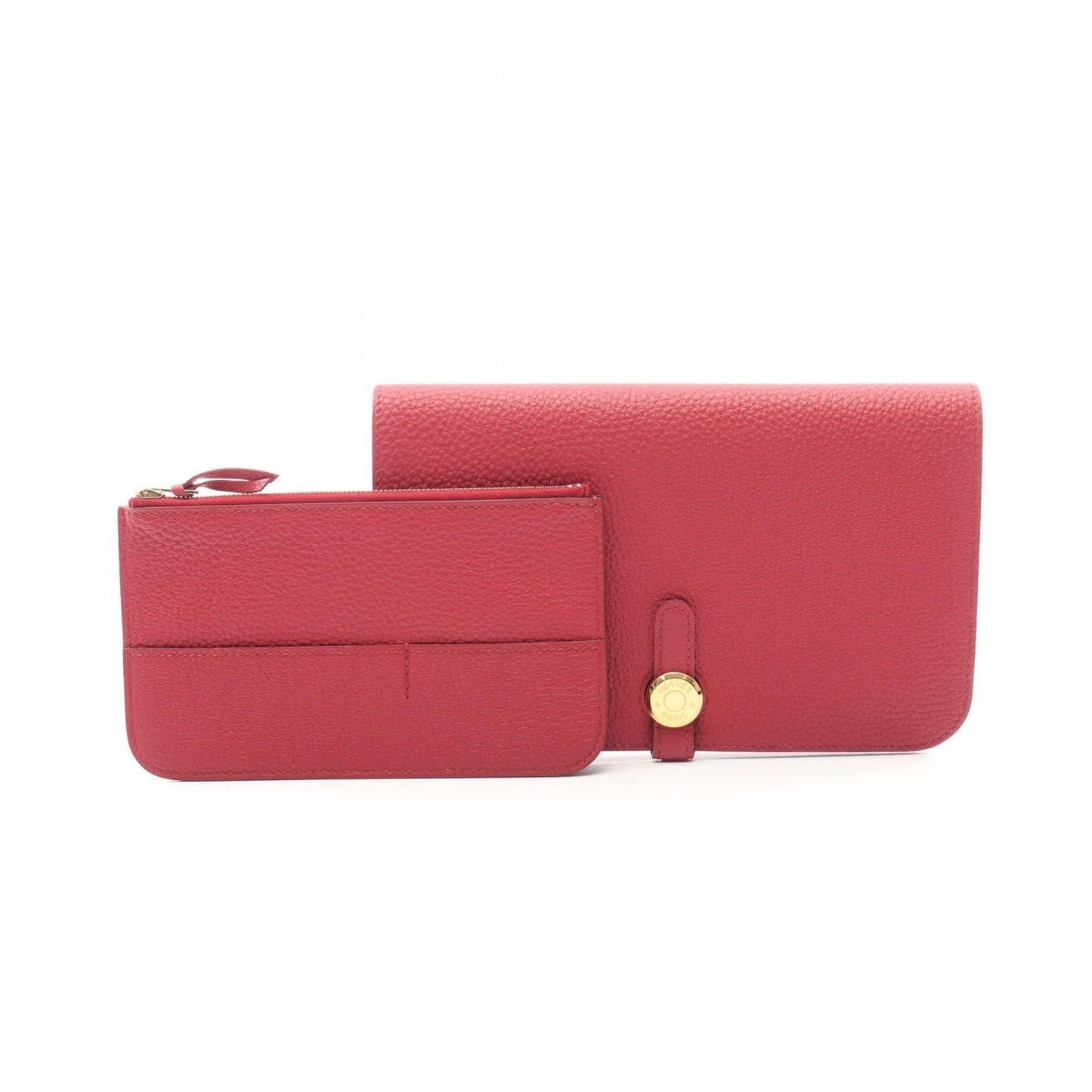 Hermes Bifold Wallet Dogon GM Duo Ruby — view 6