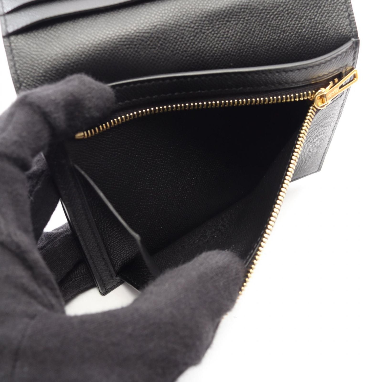 Hermes Bifold Wallet Bearn Compact Black — view 4