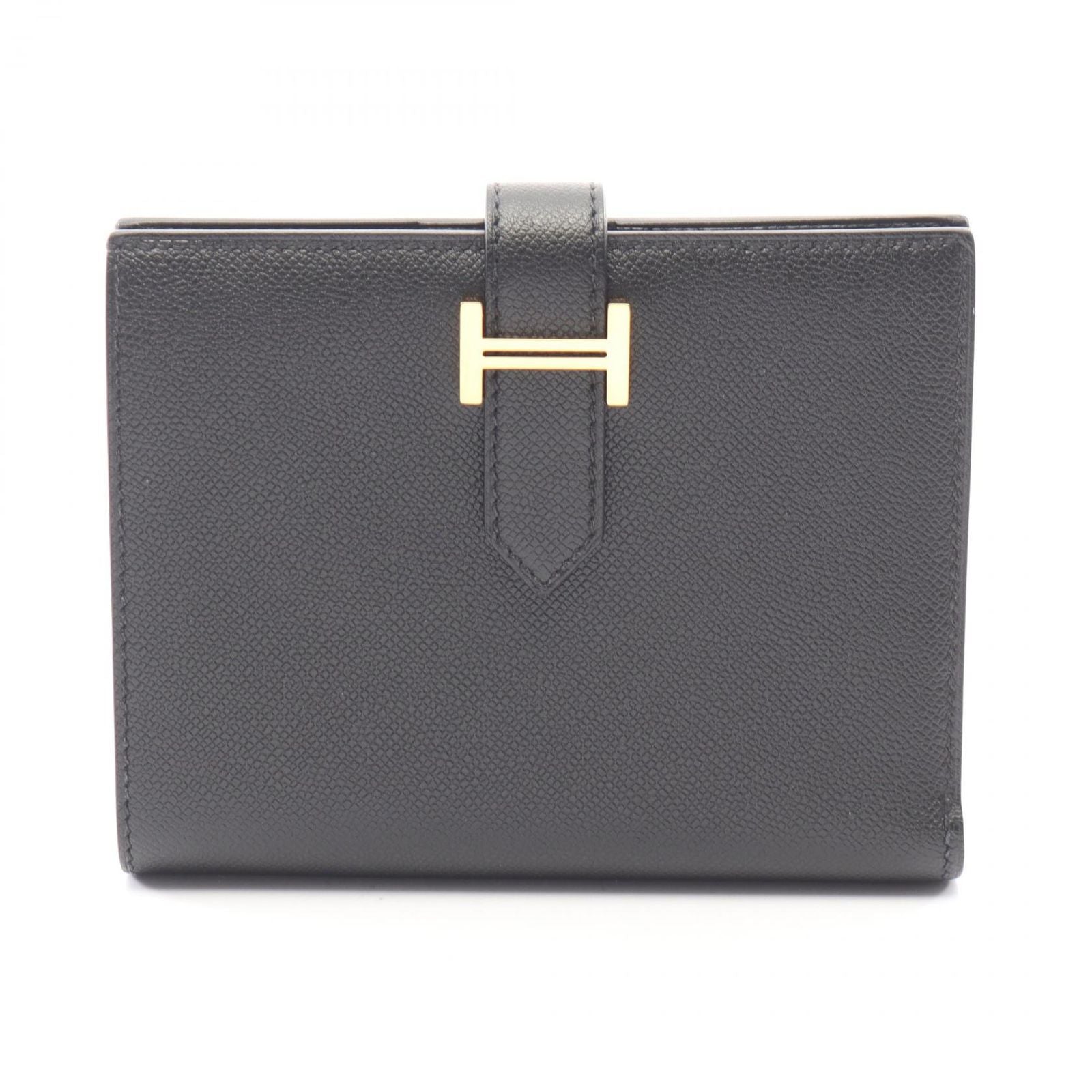 Hermes Bifold Wallet Bearn Compact Black