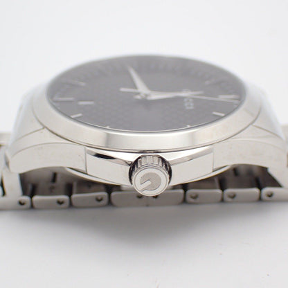 Gucci 126.4 Timeless Quartz Watch Black Dial SS Pawn — view 7