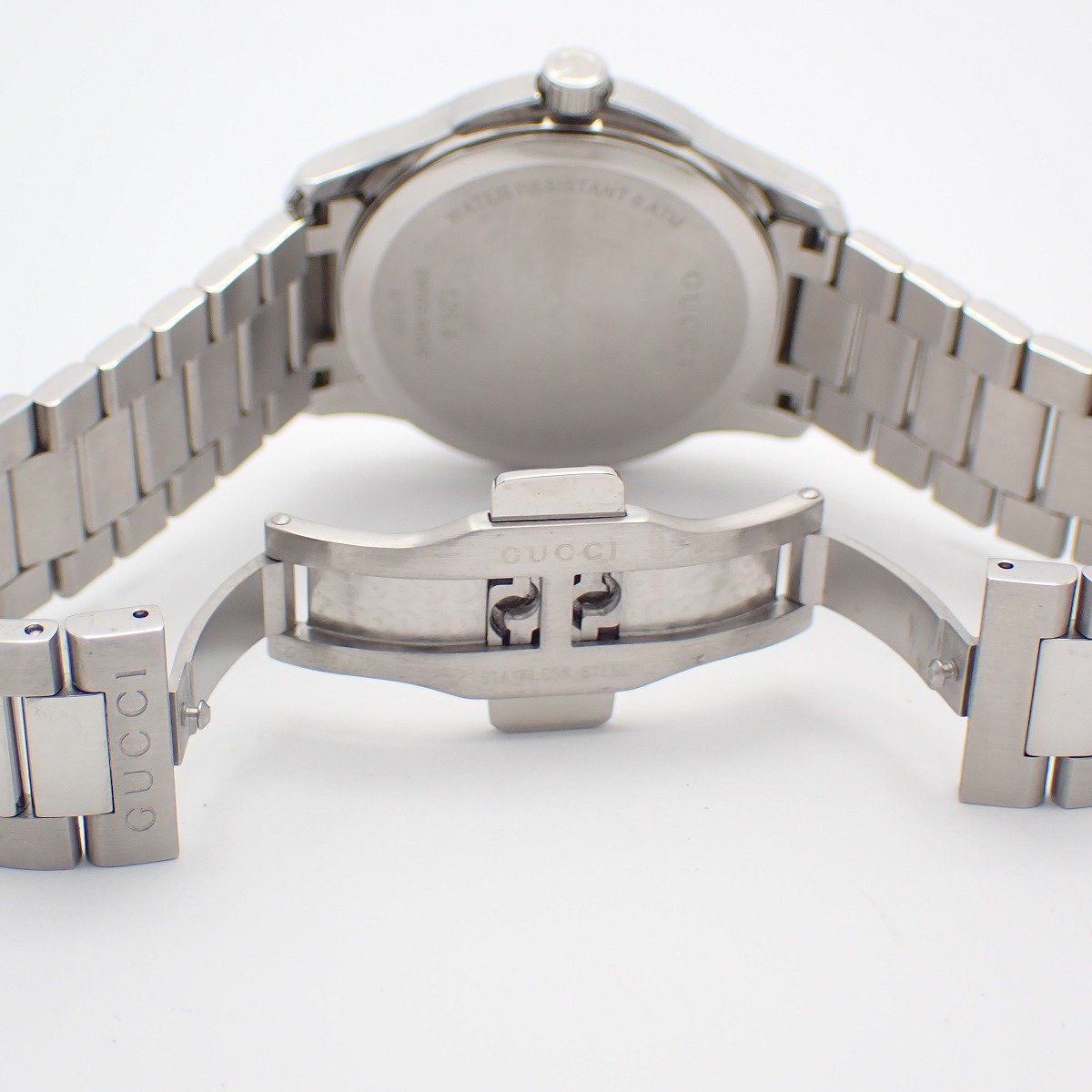 Gucci 126.4 Timeless Quartz Watch Black Dial SS Pawn — view 6