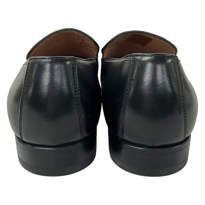 Saint Laurent Yves Rive Gauche Loafers 39.5 Black Leather — view 3