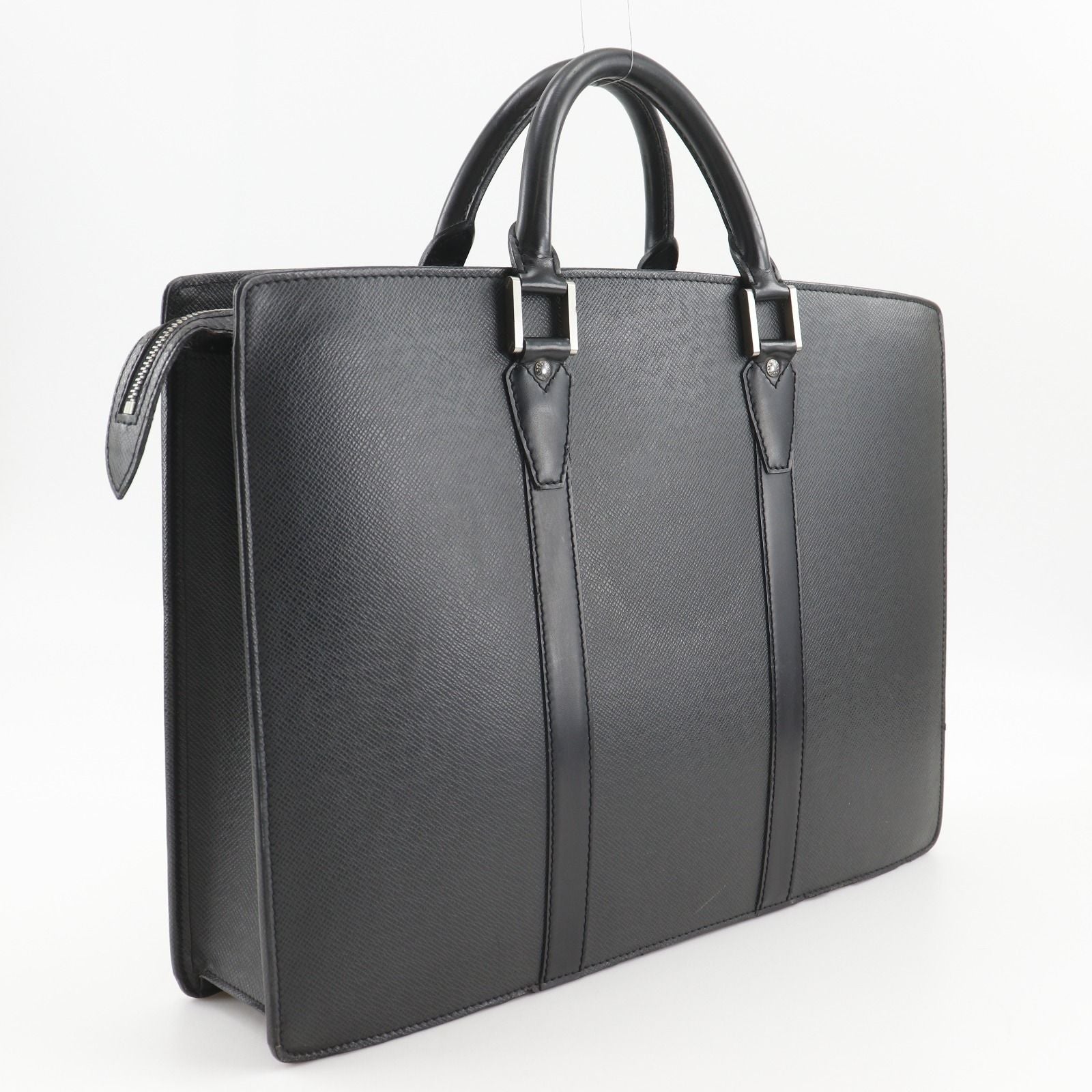 Louis Vuitton Porte Documents Taiga Ardoise Black — view 3