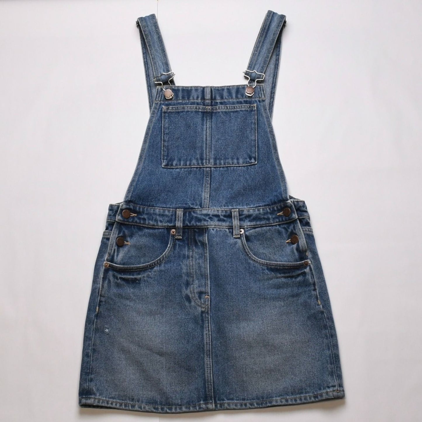Prada Overalls IC Tag Cotton Denim Black 36