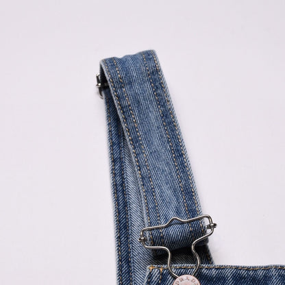 Prada Overalls IC Tag Cotton Denim Black 36 — view 5