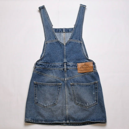 Prada Overalls IC Tag Cotton Denim Black 36 — view 2