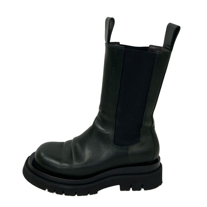 Bottega Veneta Boots 38 LadyKhaki Black Leather