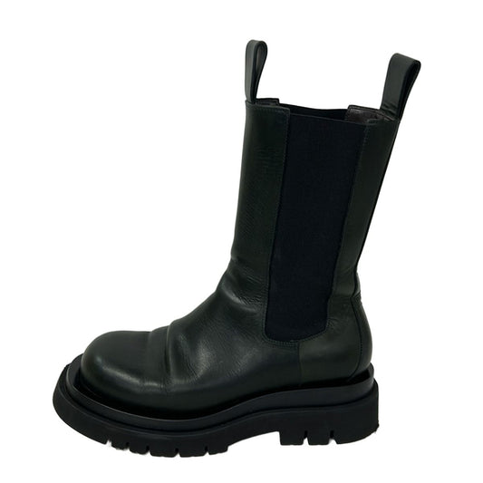Bottega Veneta Boots 38 LadyKhaki Black Leather