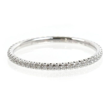 Cartier 18k White Gold Etain Cell Full Eternity Ring Diamond — view 3