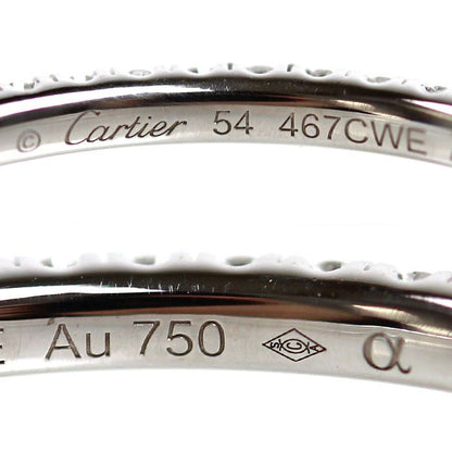 Cartier 18k White Gold Etain Cell Full Eternity Ring Diamond — view 4