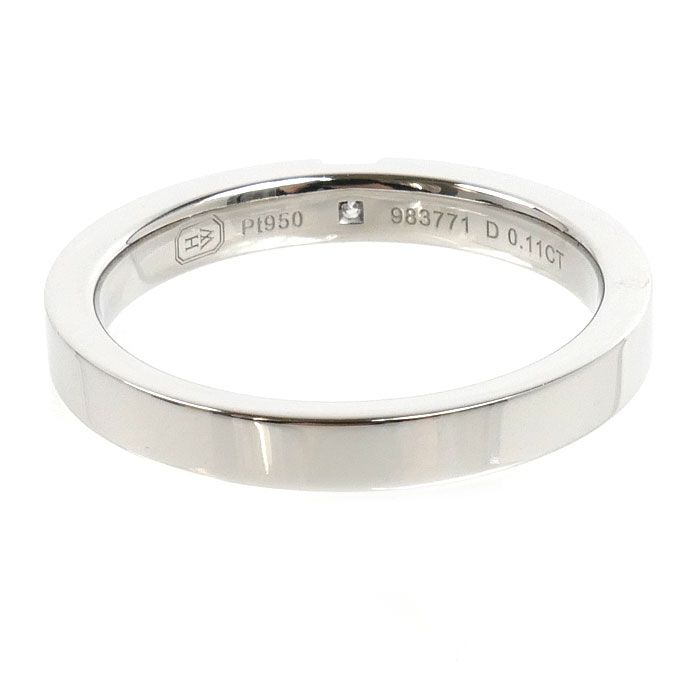 Harry Winston Princess Cut Marriage Ring Diamond — view 4