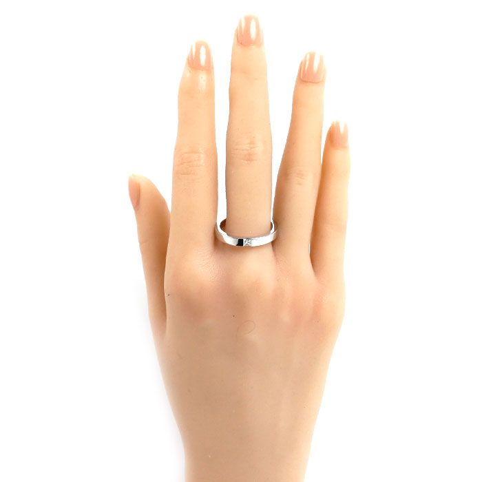 Harry Winston Princess Cut Marriage Ring Diamond — view 7