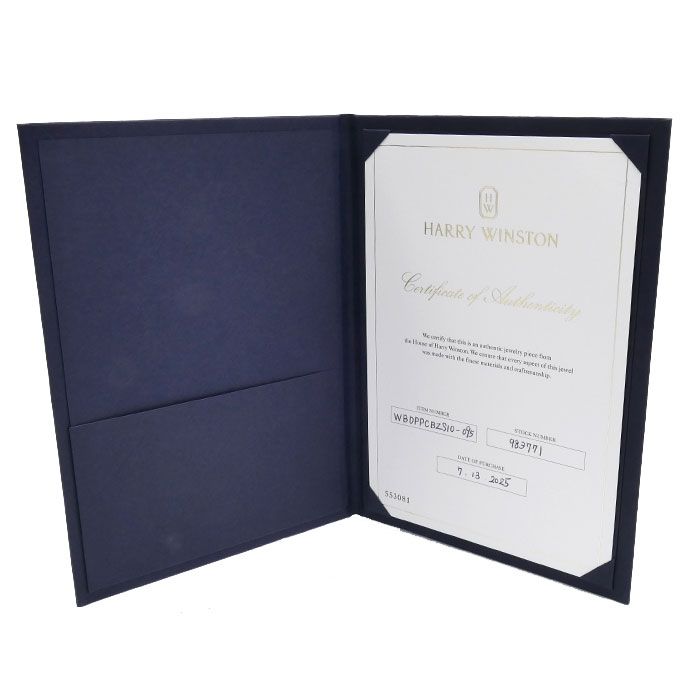 Harry Winston Princess Cut Marriage Ring Diamond — view 8