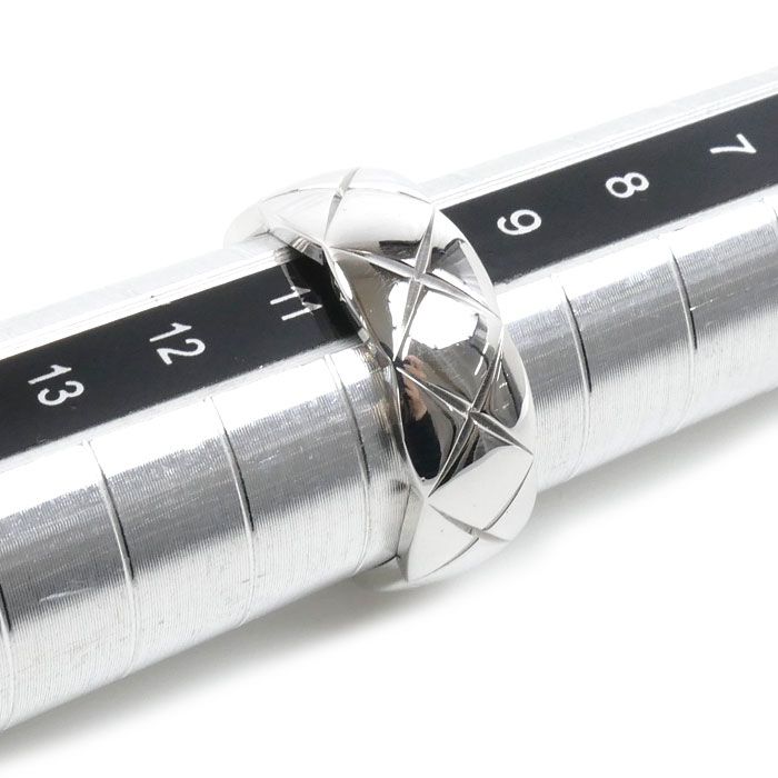 Chanel 18k White Gold Coco Crush Ring — view 5