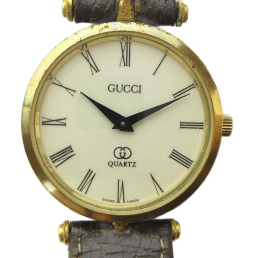 Gucci Watch Sherry Line Leather leto B-man Gold