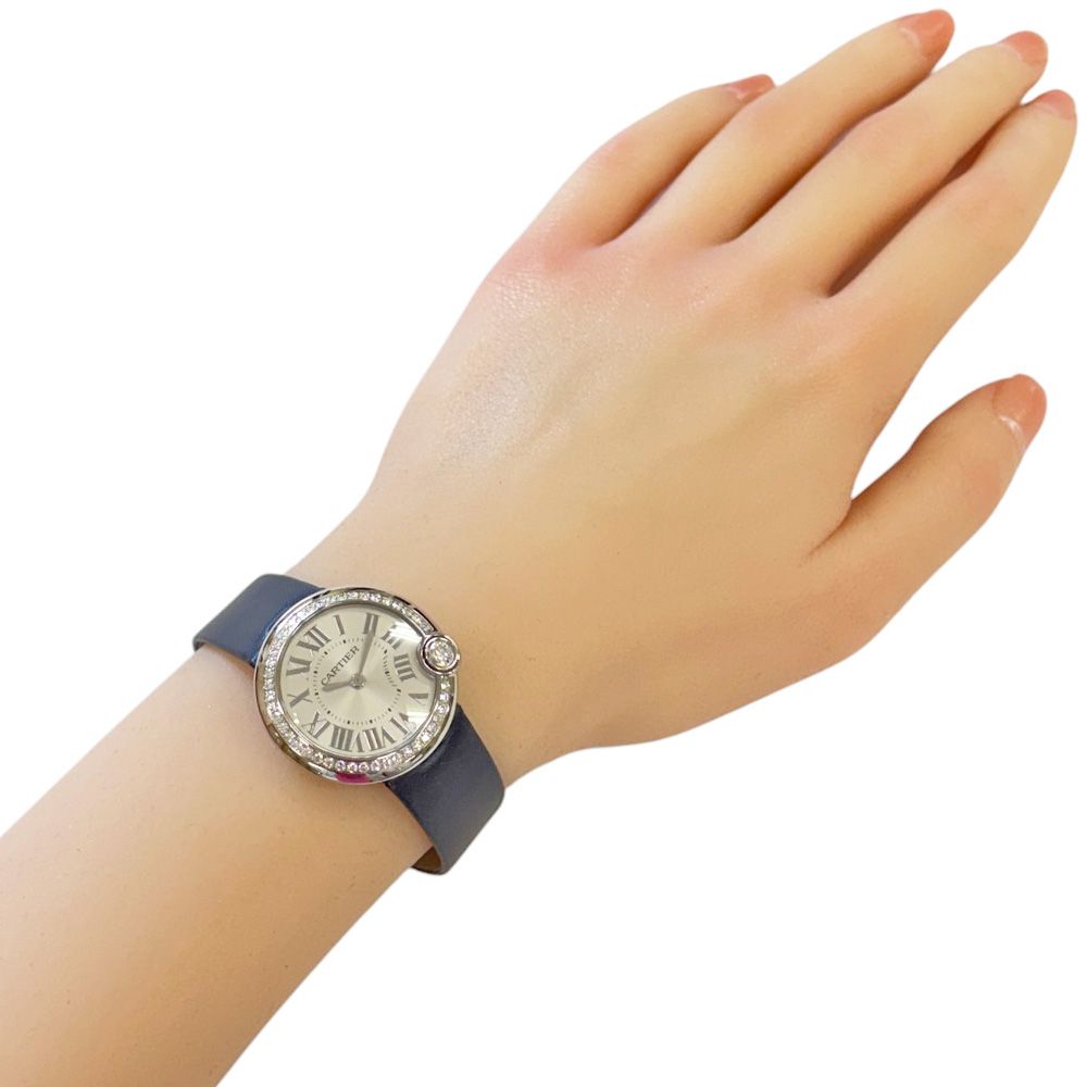 Cartier Ballon Blanc Watch Stainless Steel Quartz — view 2
