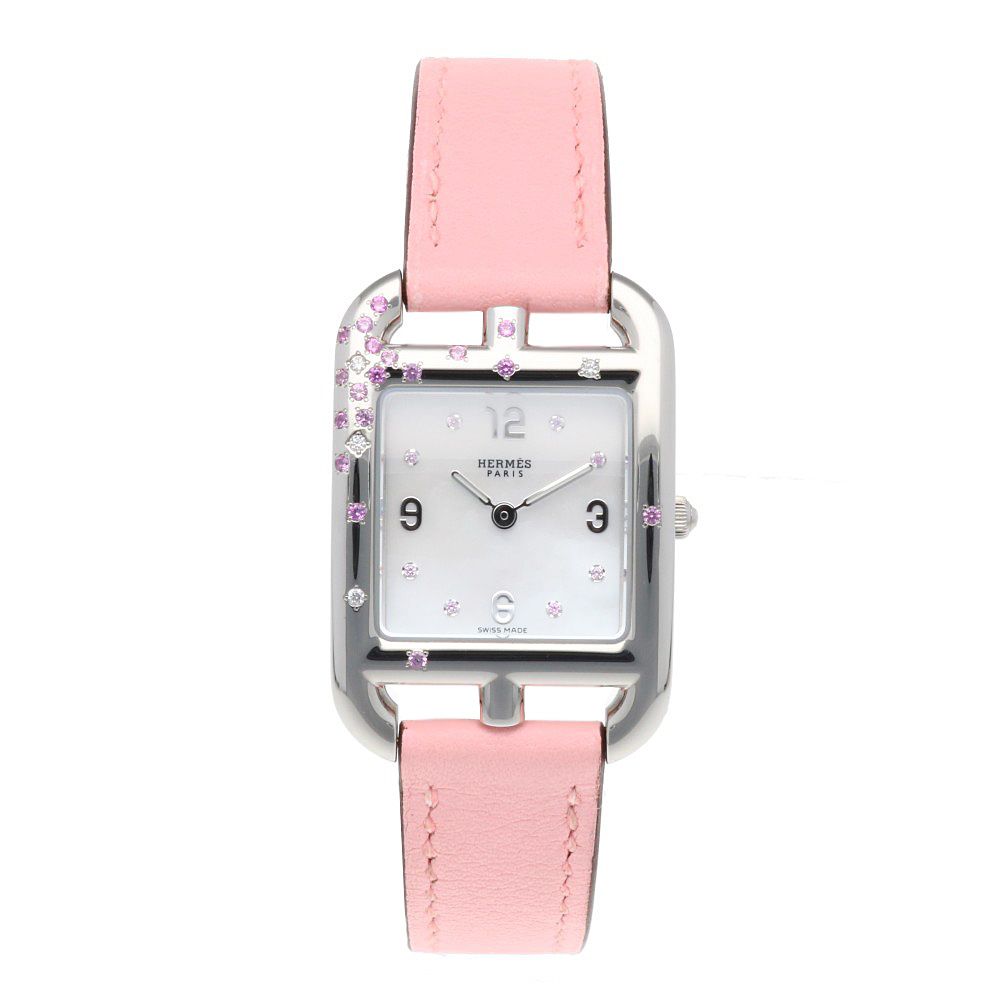 Hermes Cape Cod Rose Sakura Watch Stainless Steel Quartz Watch — view 8