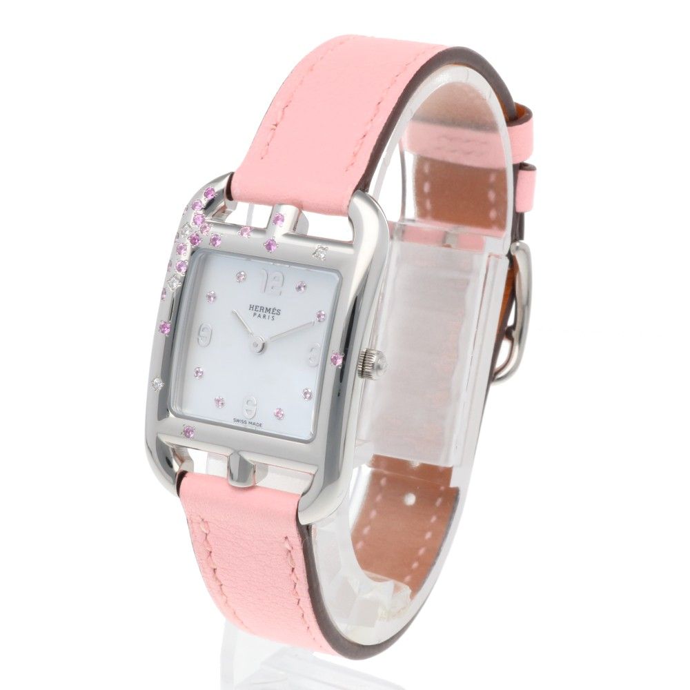 Hermes Cape Cod Rose Sakura Watch Stainless Steel Quartz Watch — view 3