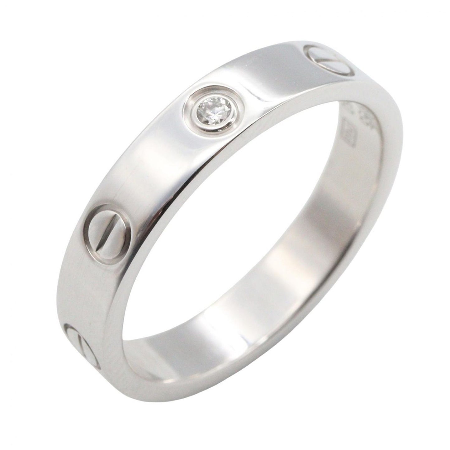 Cartier Ring Mini Love 18k White Gold Diamond
