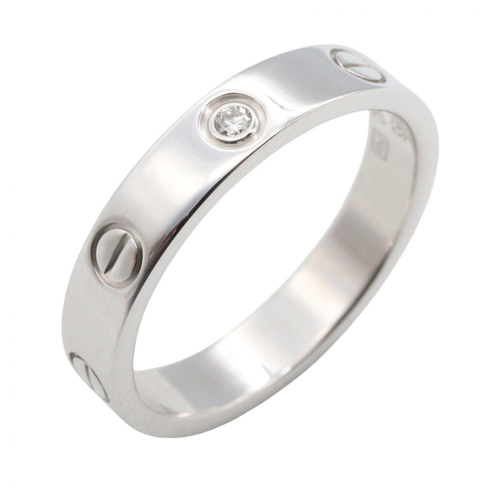 Cartier Ring Mini Love 18k White Gold Diamond