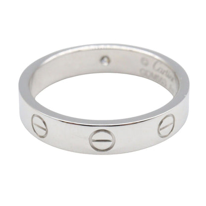 Cartier Ring Mini Love 18k White Gold Diamond — view 3