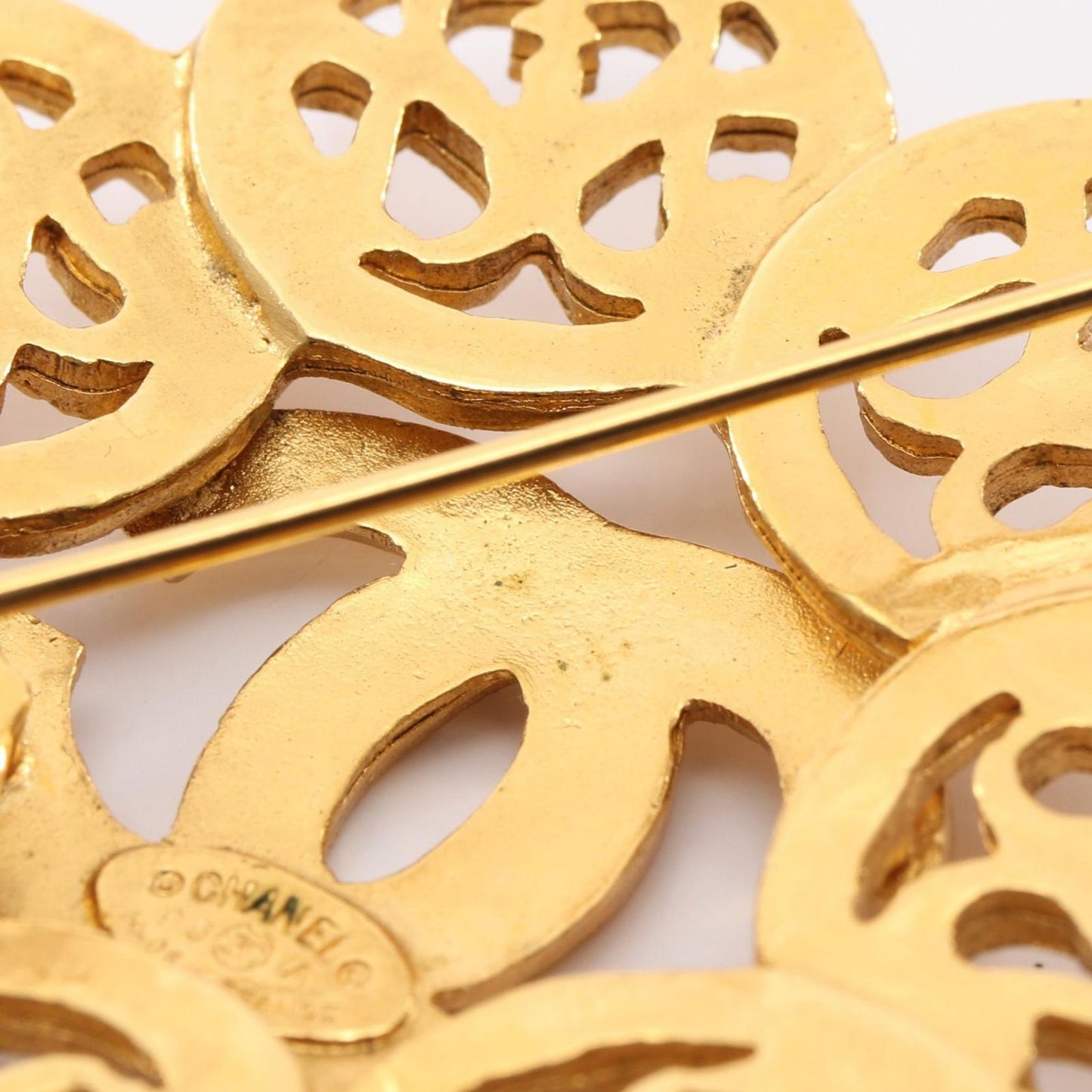 Chanel Brooch CC Logo Flower — view 5