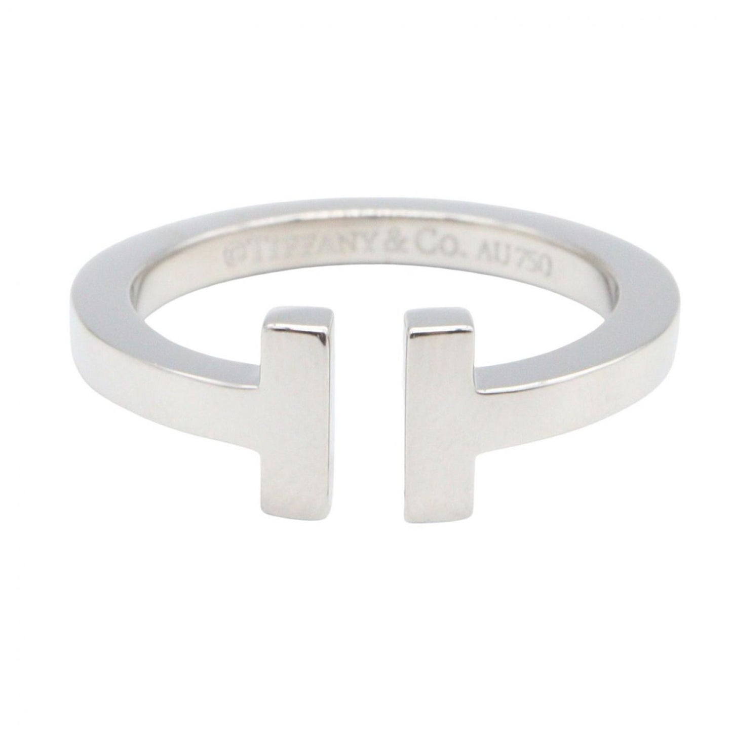 Tiffany & Co Ring Square 18k White Gold — view 2