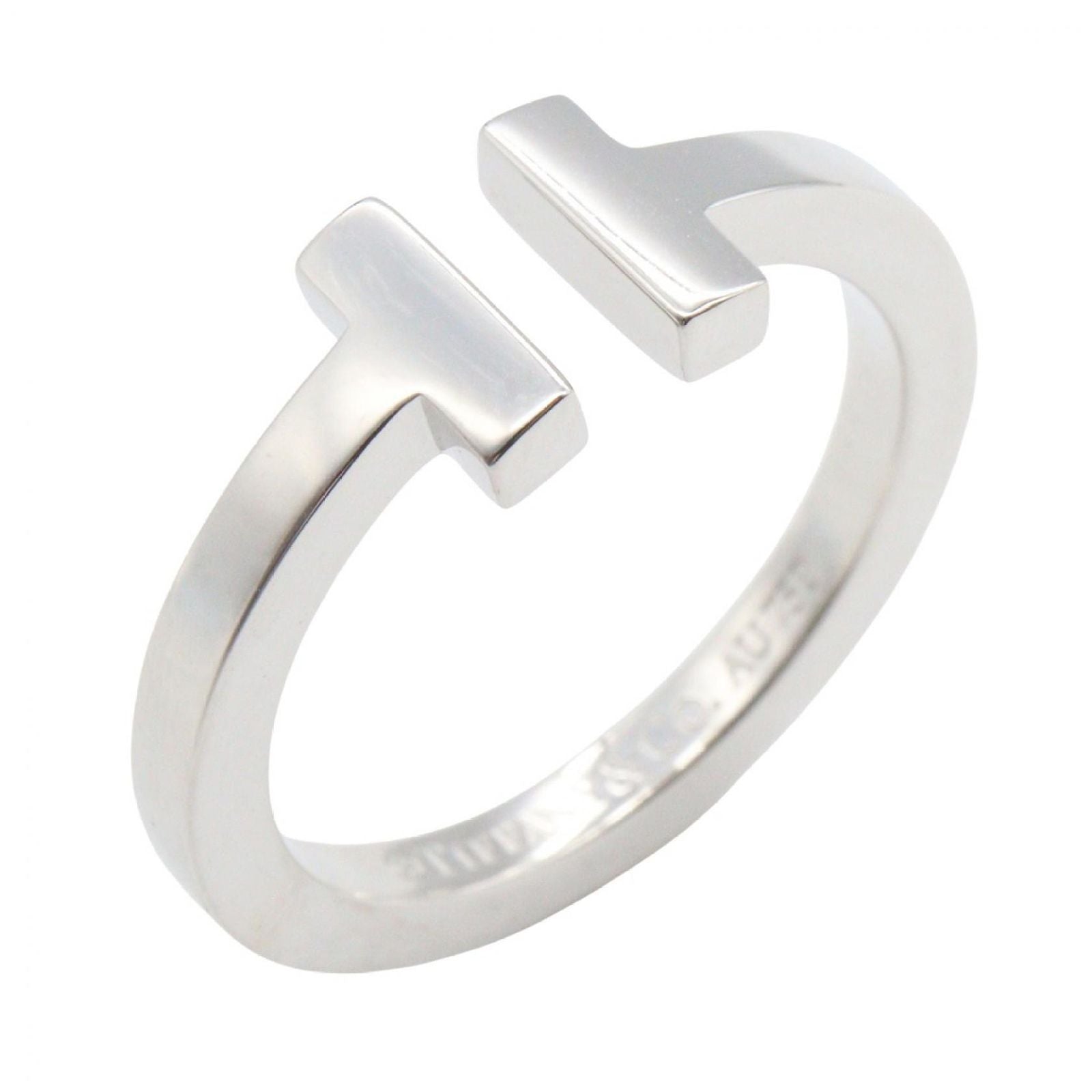 Tiffany & Co Ring Square 18k White Gold