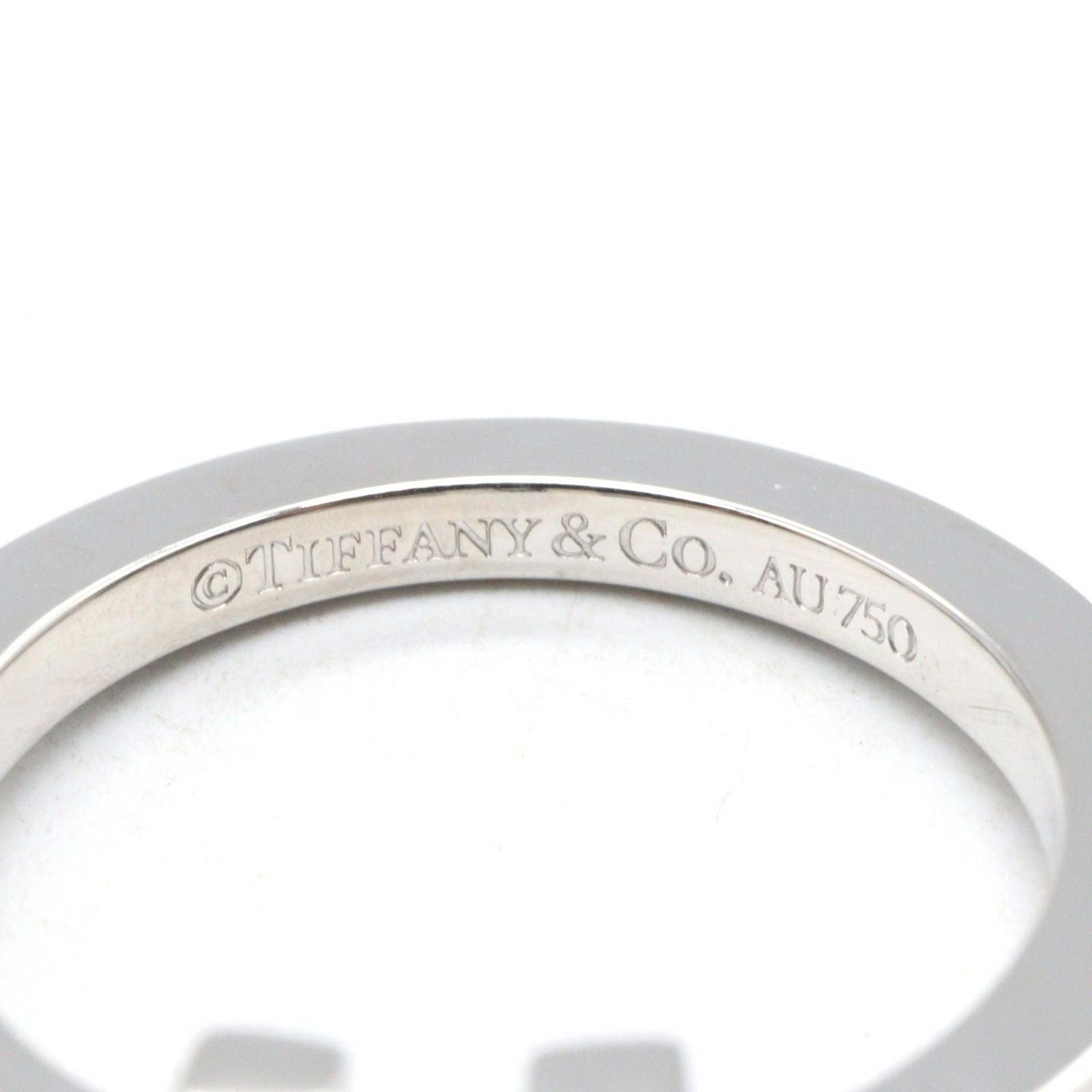 Tiffany & Co Ring Square 18k White Gold — view 4