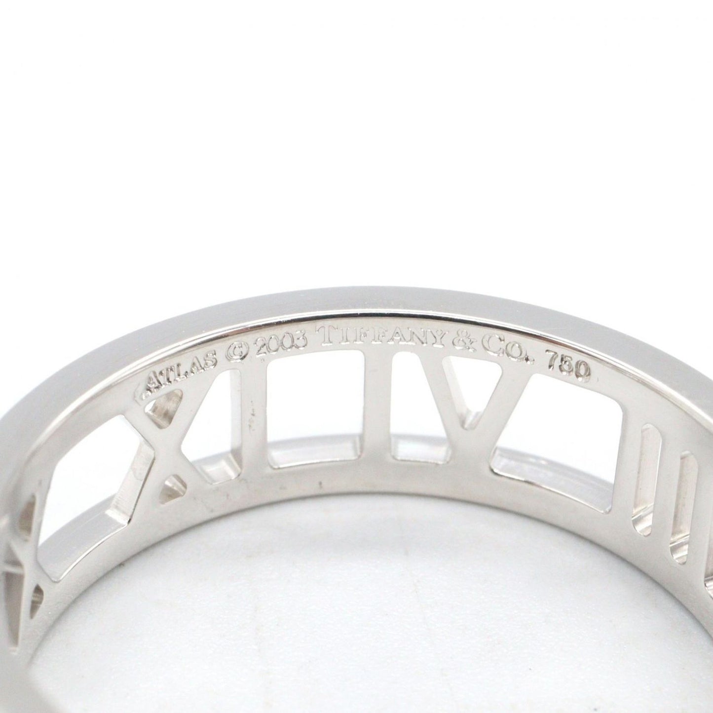 Tiffany & Co Ring Atla Sling 18k White Gold — view 4