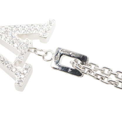 Louis Vuitton Necklace Pendentif Diamond 45 55 cm 18k White Gold — view 6