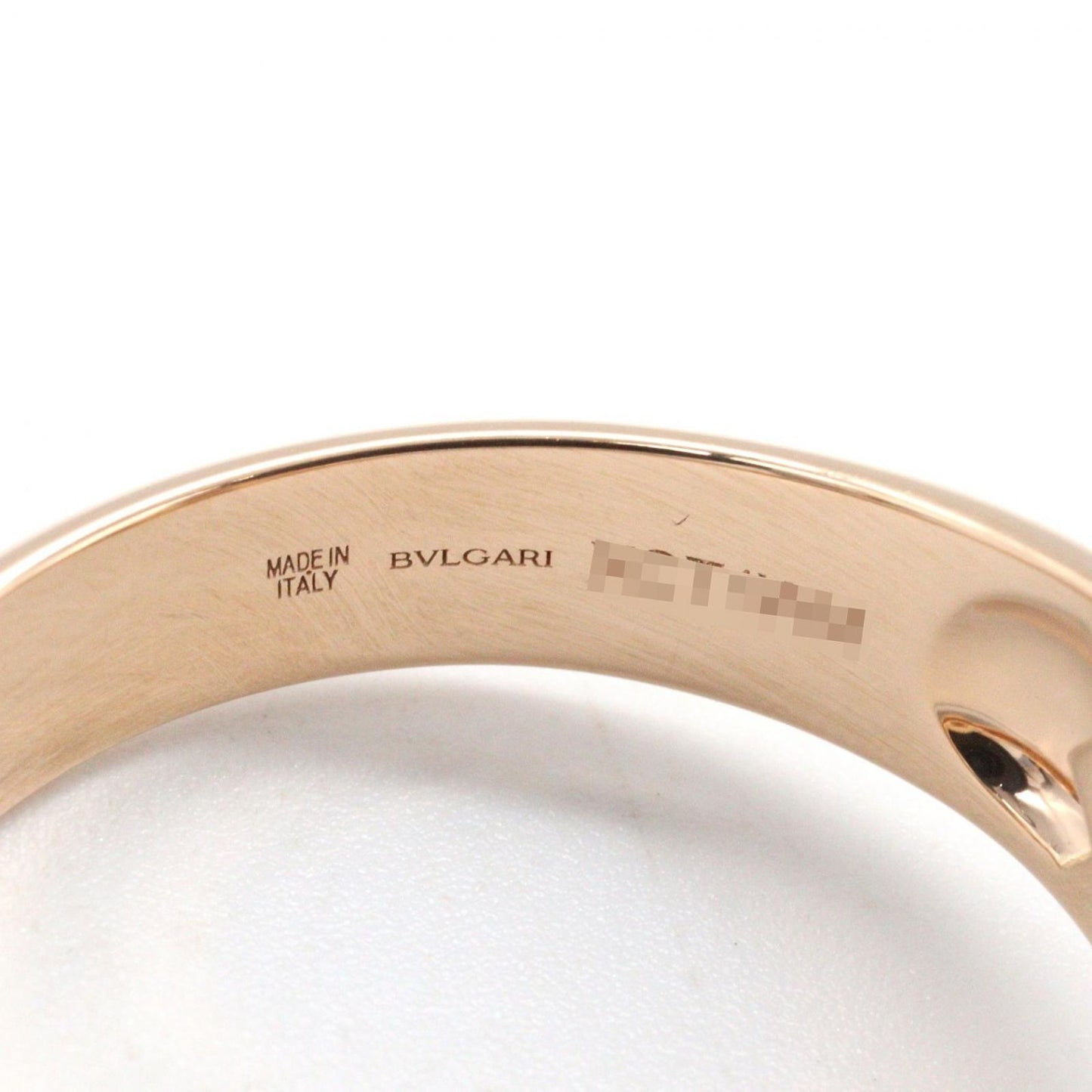 Bvlgari Ring Serpenti Saffiano Diamond Malachite 18k Pink Gold — view 4