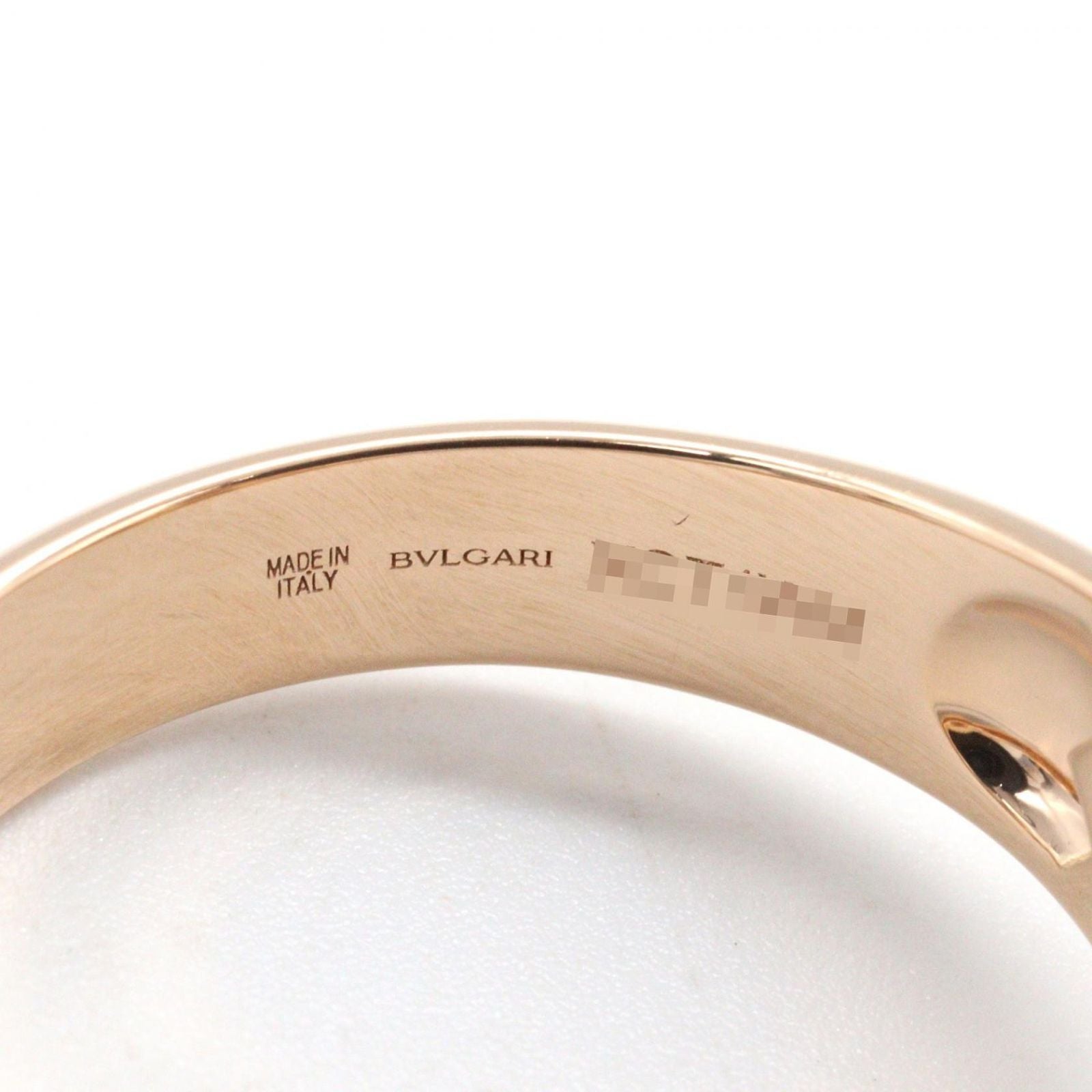 Bvlgari Ring Serpenti Saffiano Diamond Malachite 18k Pink Gold — view 4