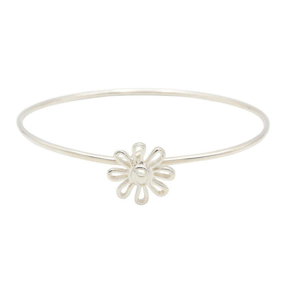 Tiffany & Co Bangle 16.5 cm 925 Sterling Silver Daisy Bracelet