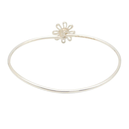 Tiffany & Co Bangle 16.5 cm 925 Sterling Silver Daisy Bracelet — view 2
