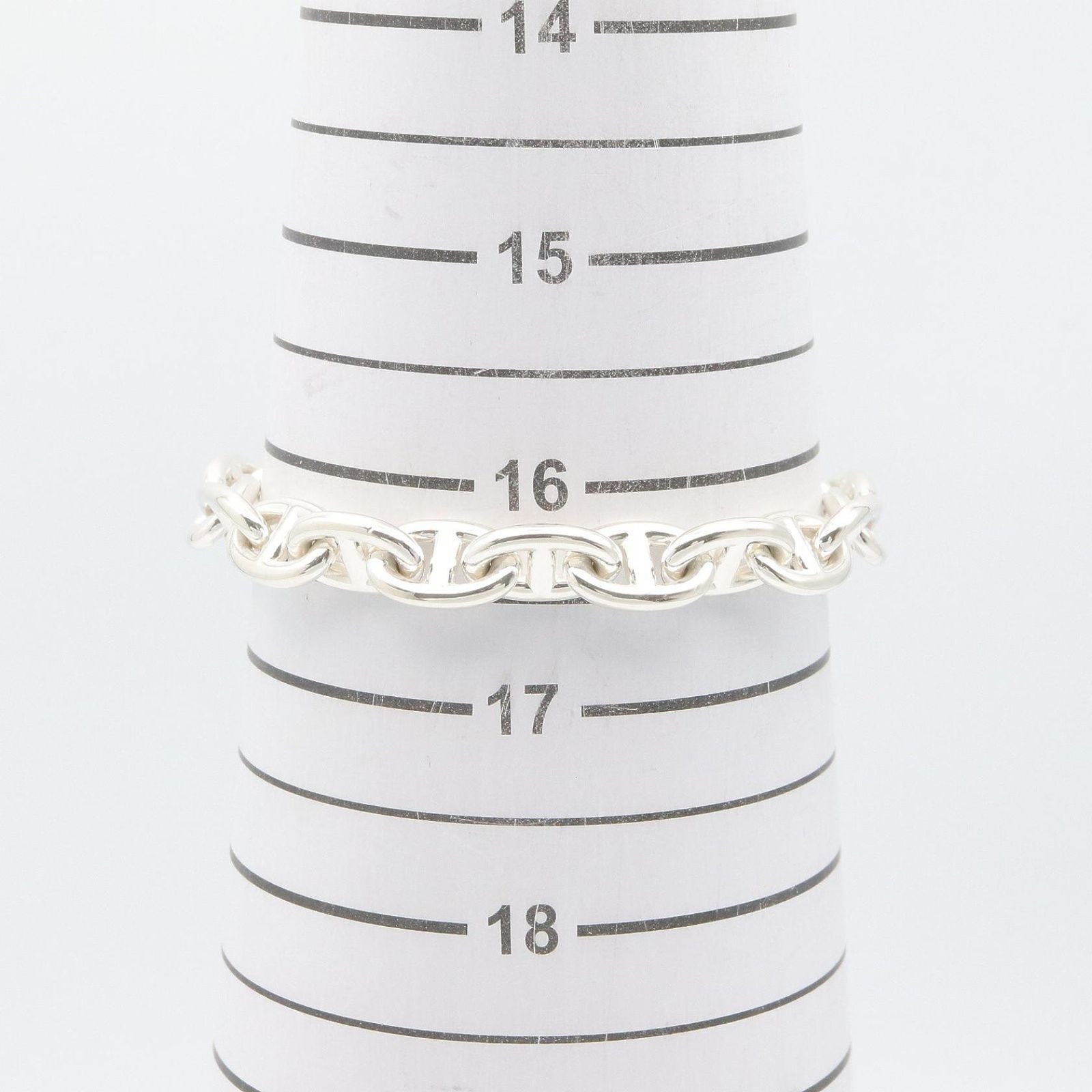 Hermes Bracelet Chaine D'ancre PM 19 Links 16 cm 925 Sterling Silver — view 7