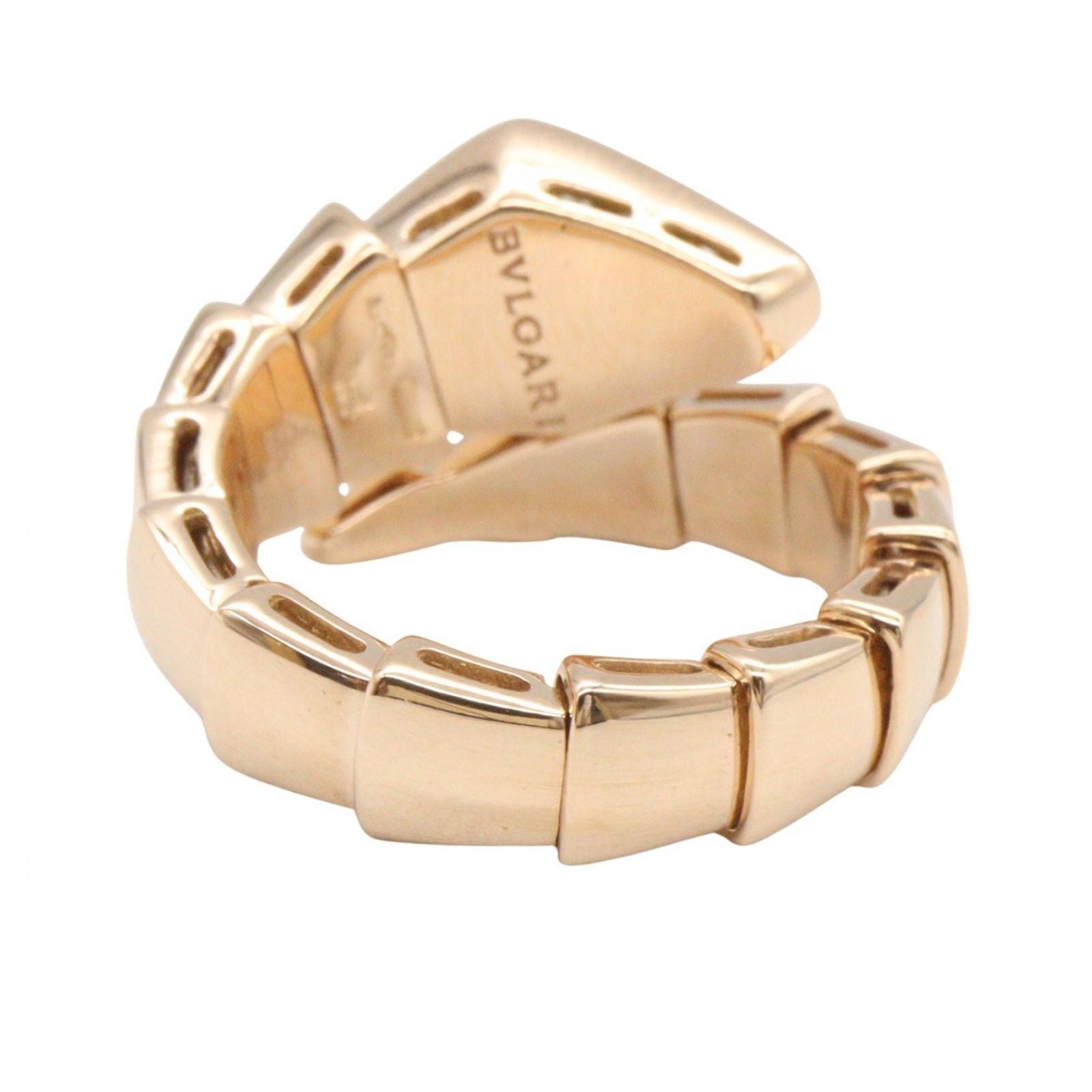Bvlgari Ring Serpenti Viper-s Diamond 18k Pink Gold — view 3