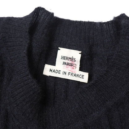 Hermes Knit 38 All Cashmere Tight Sweater Half Sleeve — view 5