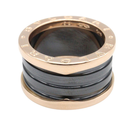 Bvlgari Ring B-zero One Band Ceramic 18k Pink Gold — view 2
