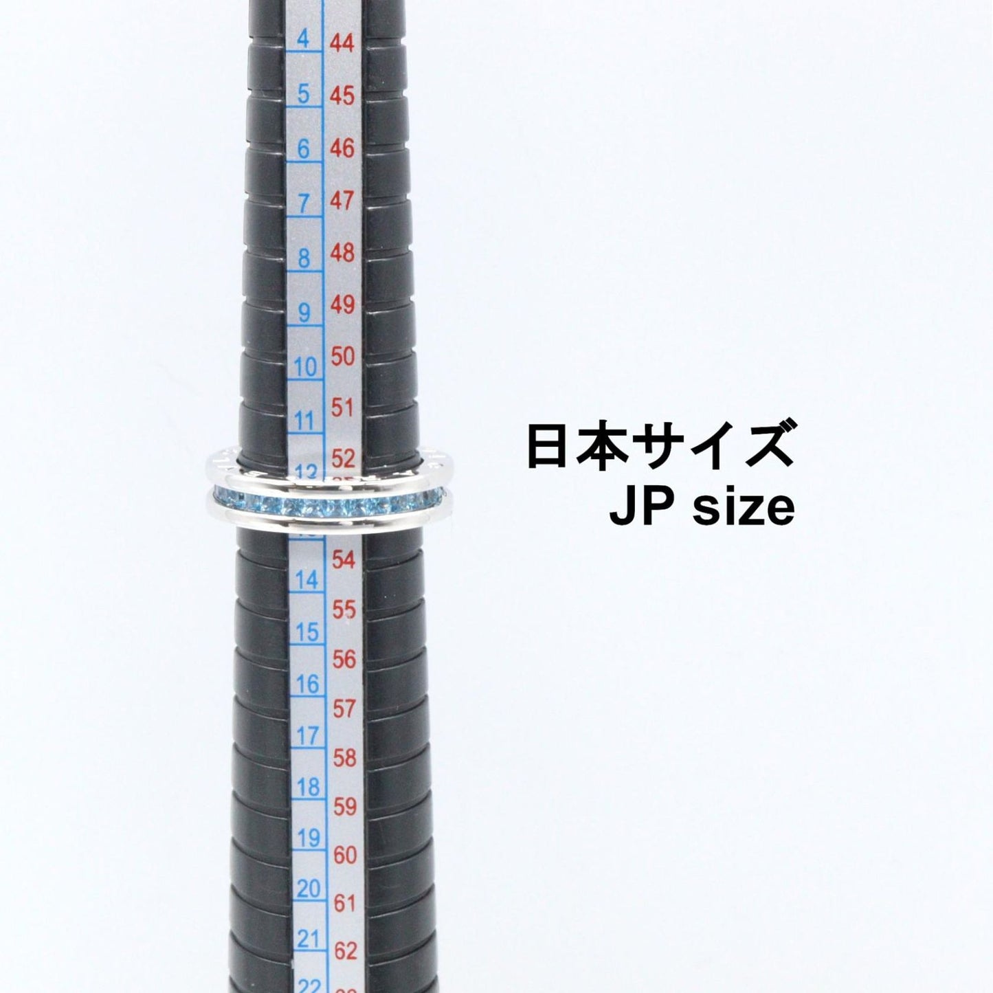 Bvlgari Ring B-zero One Blue Topaz Band 18k White Gold — view 7