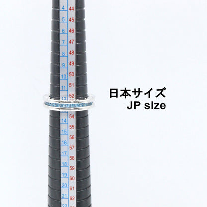 Bvlgari Ring B-zero One Blue Topaz Band 18k White Gold — view 7