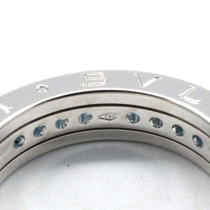 Bvlgari Ring B-zero One Blue Topaz Band 18k White Gold — view 6