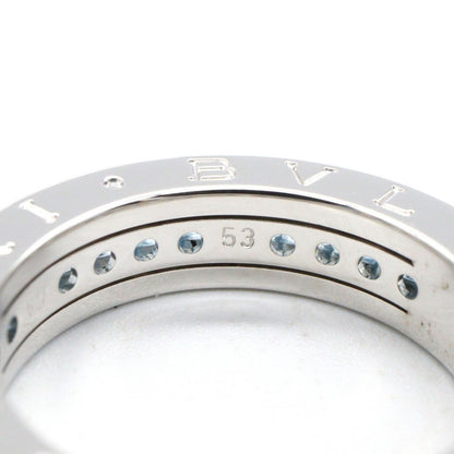 Bvlgari Ring B-zero One Blue Topaz Band 18k White Gold — view 5
