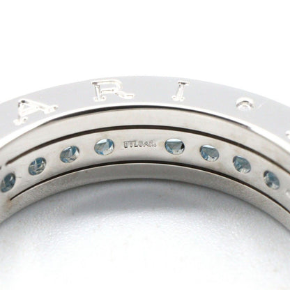 Bvlgari Ring B-zero One Blue Topaz Band 18k White Gold — view 4